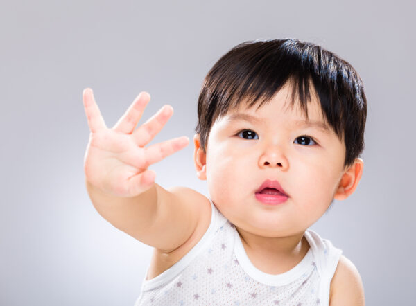 Child protesting. toddler word count